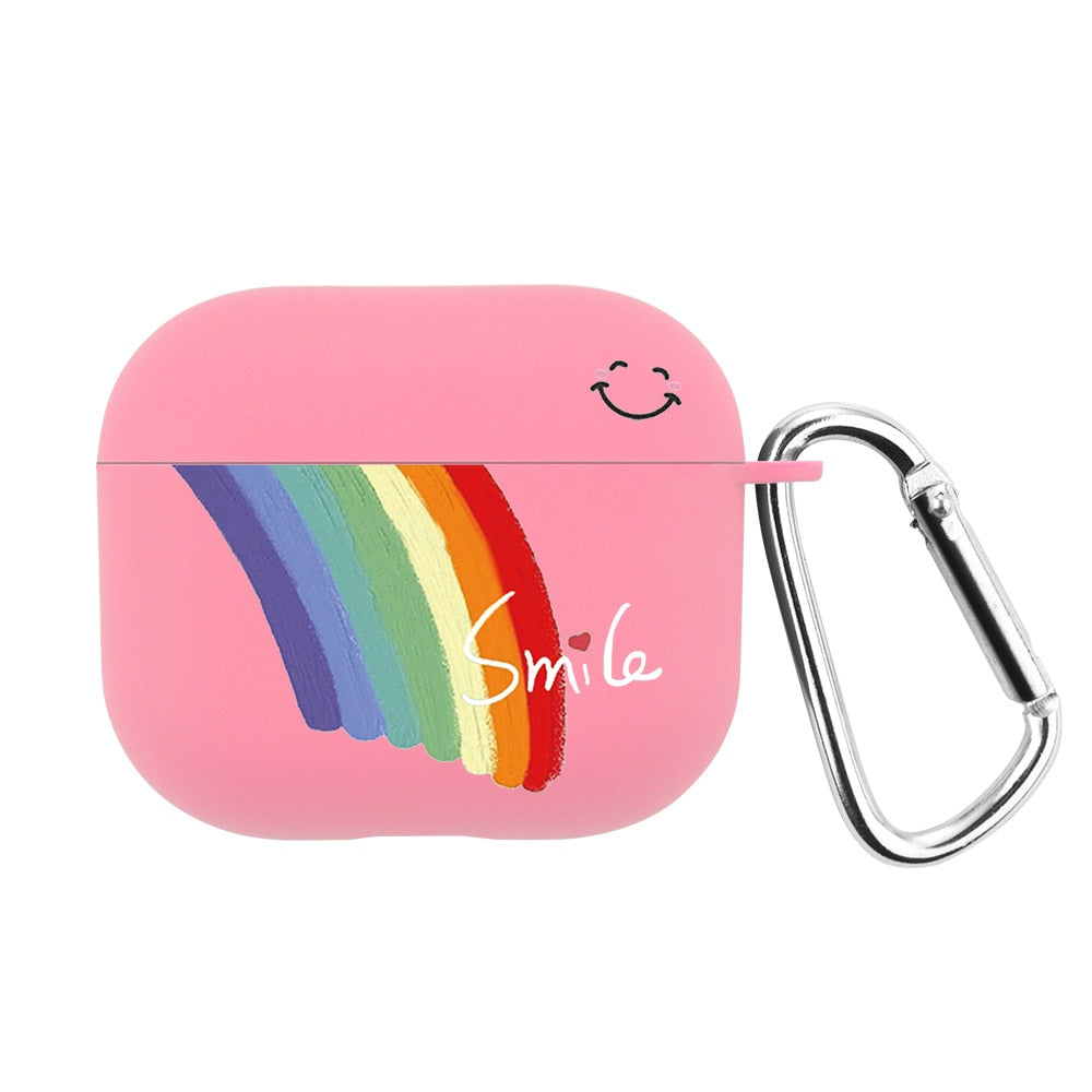 Apple Airpods Pro Smile Rainbow Silicone Case