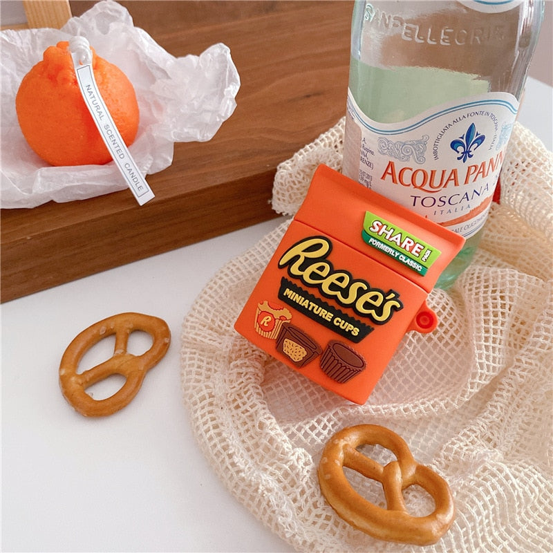 Apple Airpods Pro Snacks Reese's Pieces Silicone Case