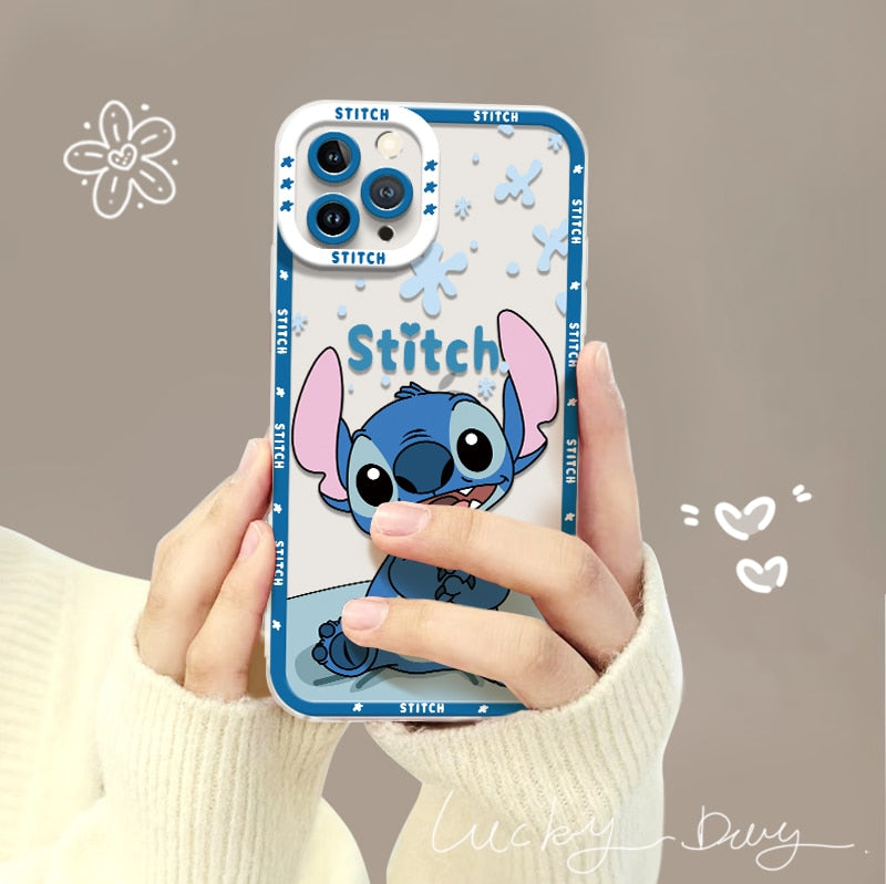 Apple iPhone Stitch Emotional Hard Silicone Case