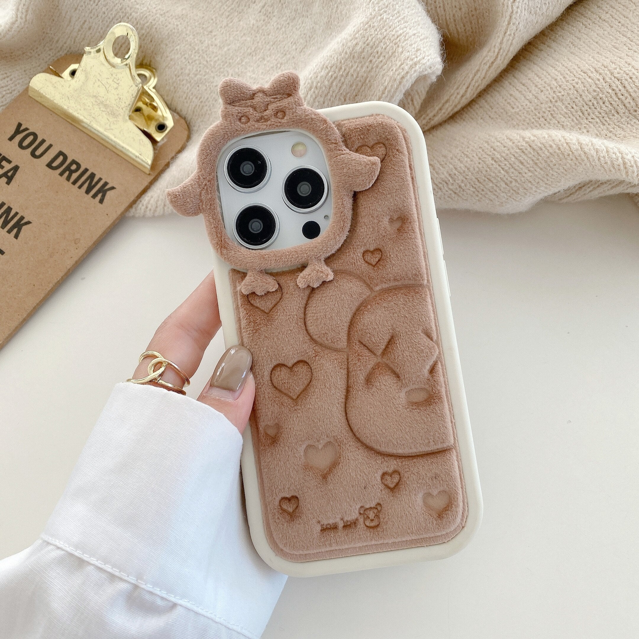 Apple iPhone Bear & Bird Luxury Shockproof Case