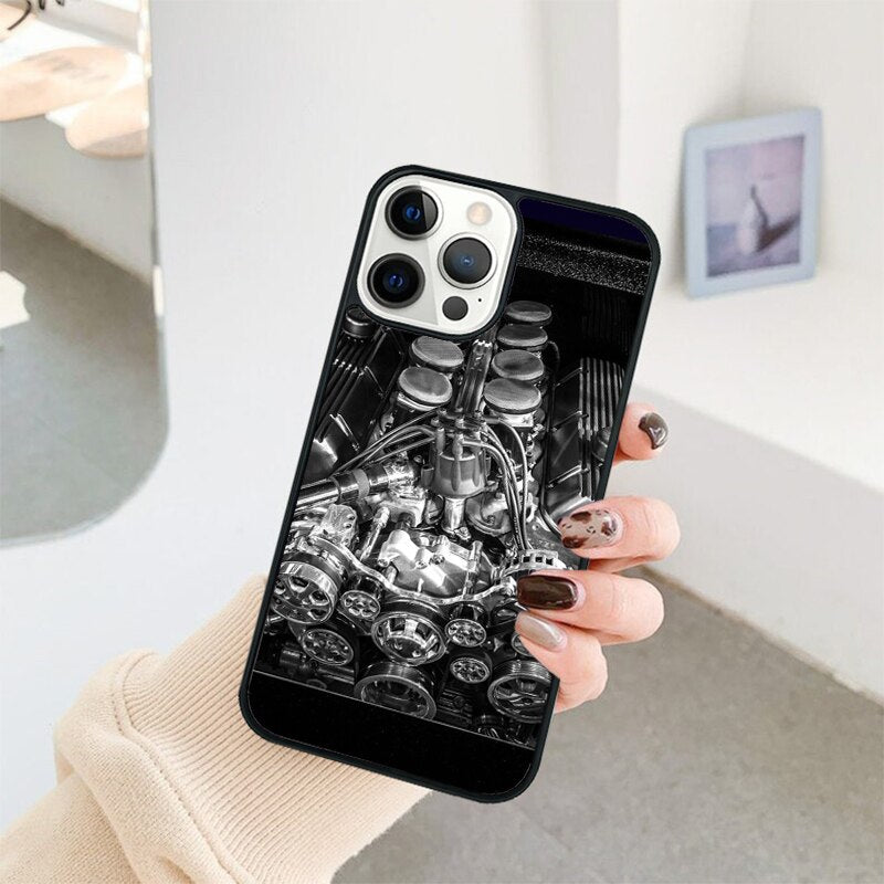 Apple iPhone Car Engine Hard Silicone Case