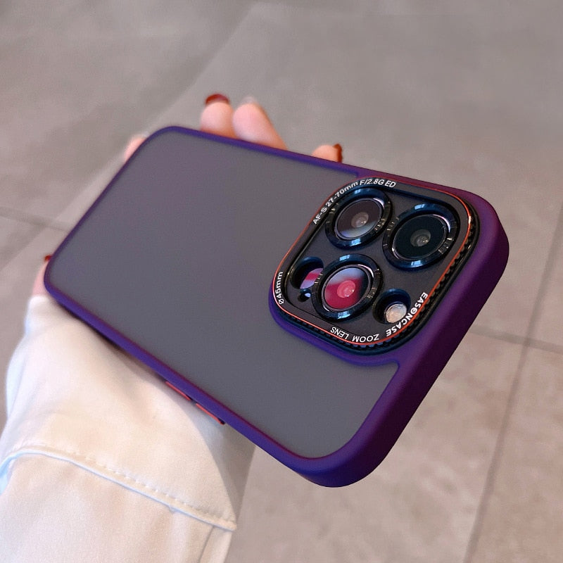 Apple iPhone Luxury Frosted Matte Soft Silicone Case