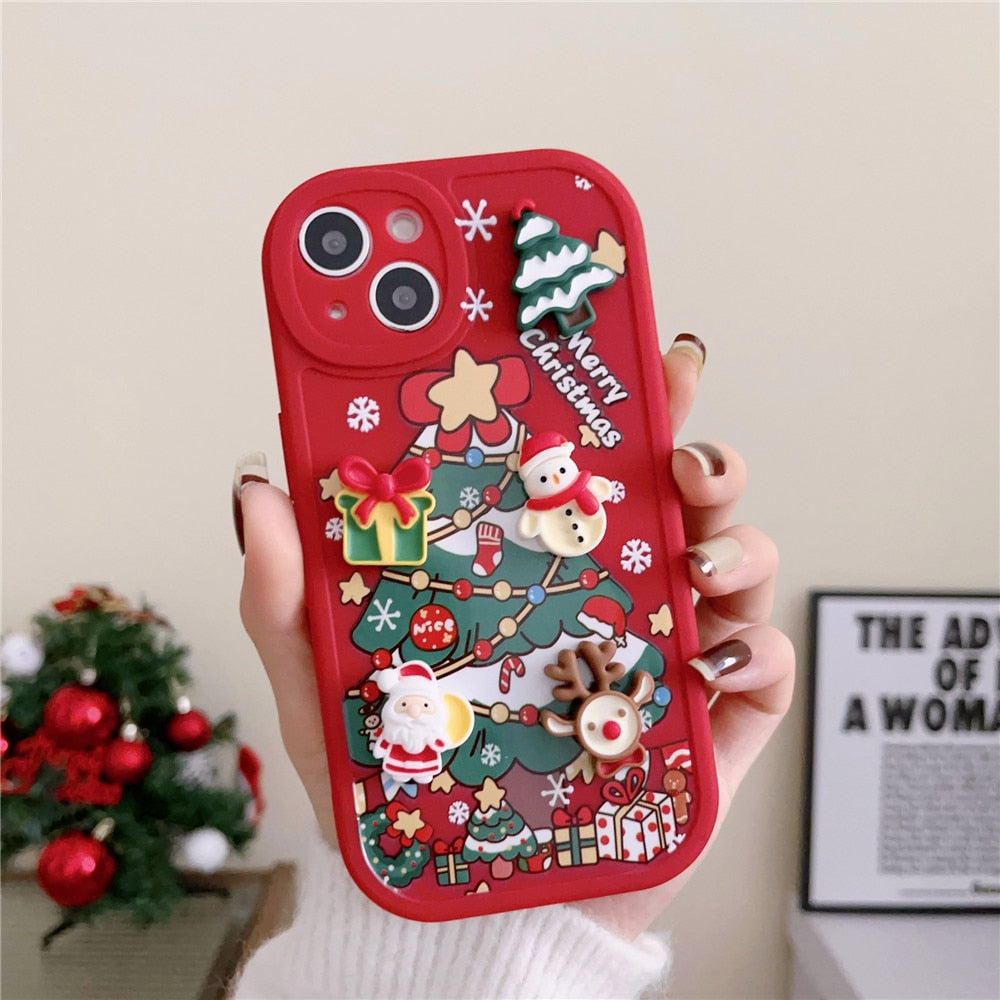 Apple iPhone Merry Christmas Silicone Case