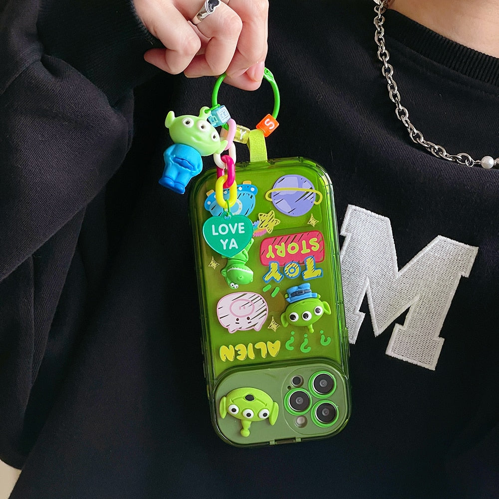 Apple iPhone Toy Story Lucky Alien Silicone Case