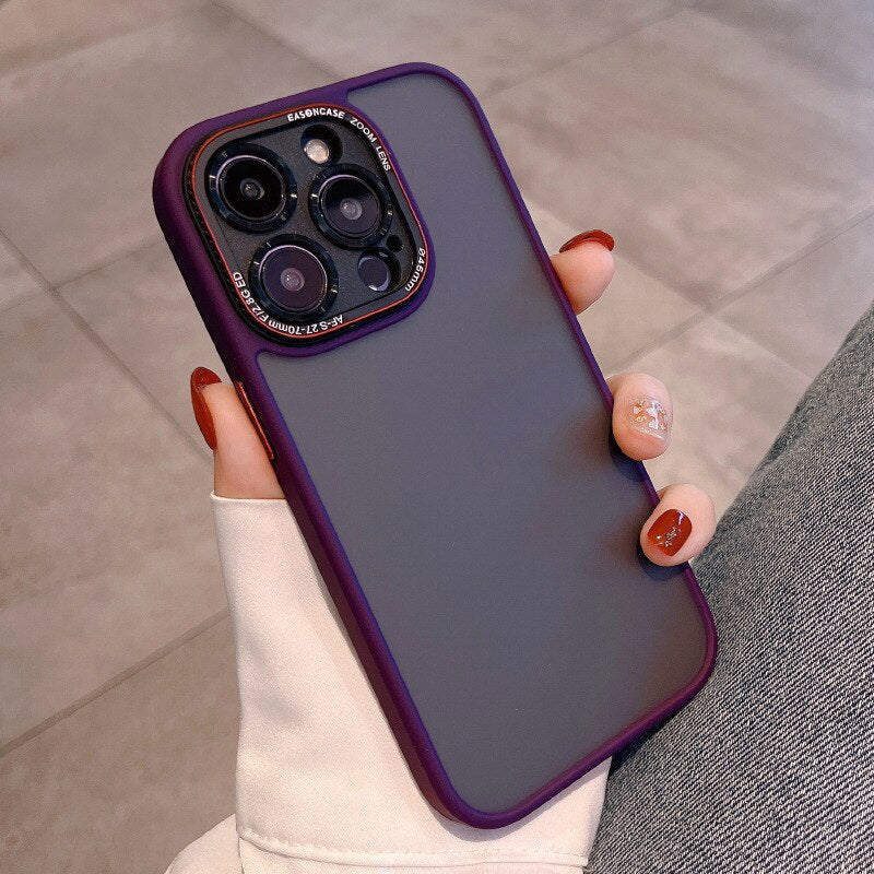 Apple iPhone Luxury Frosted Matte Soft Silicone Case