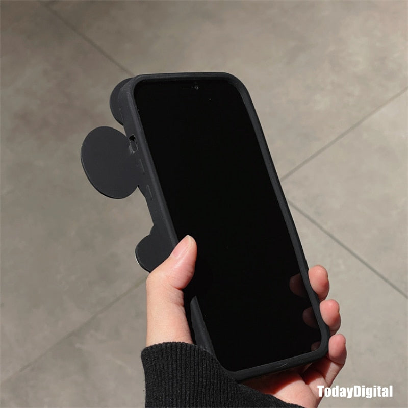 Apple iPhone Mickey Mouse 3D Soft Silicone Shell Case