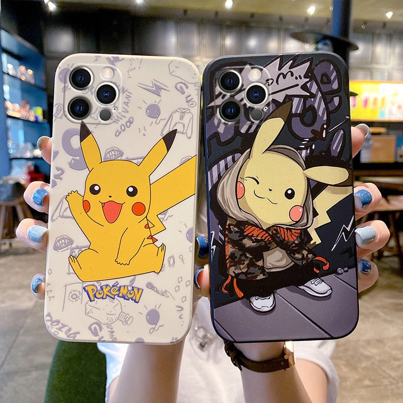 Apple iPhone Pikachu Drip Silicone Shell Case