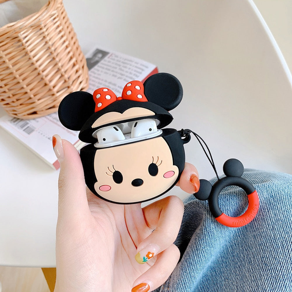 Apple Airpods Minnie Keyring Silicone Case