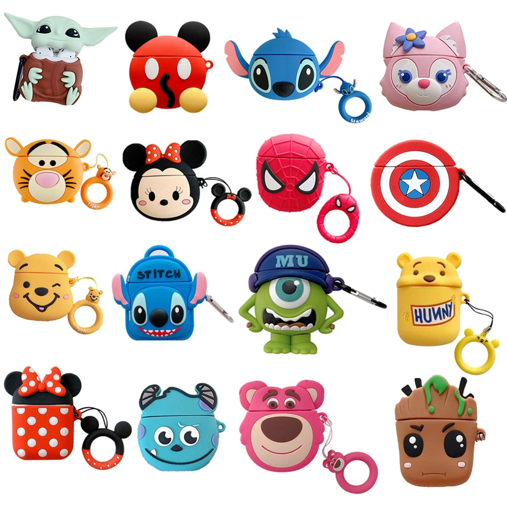 Apple Airpods Pro Iron Man Keyring Silicone Case
