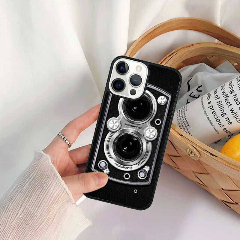 Apple iPhone Retro Camera Silicone Case