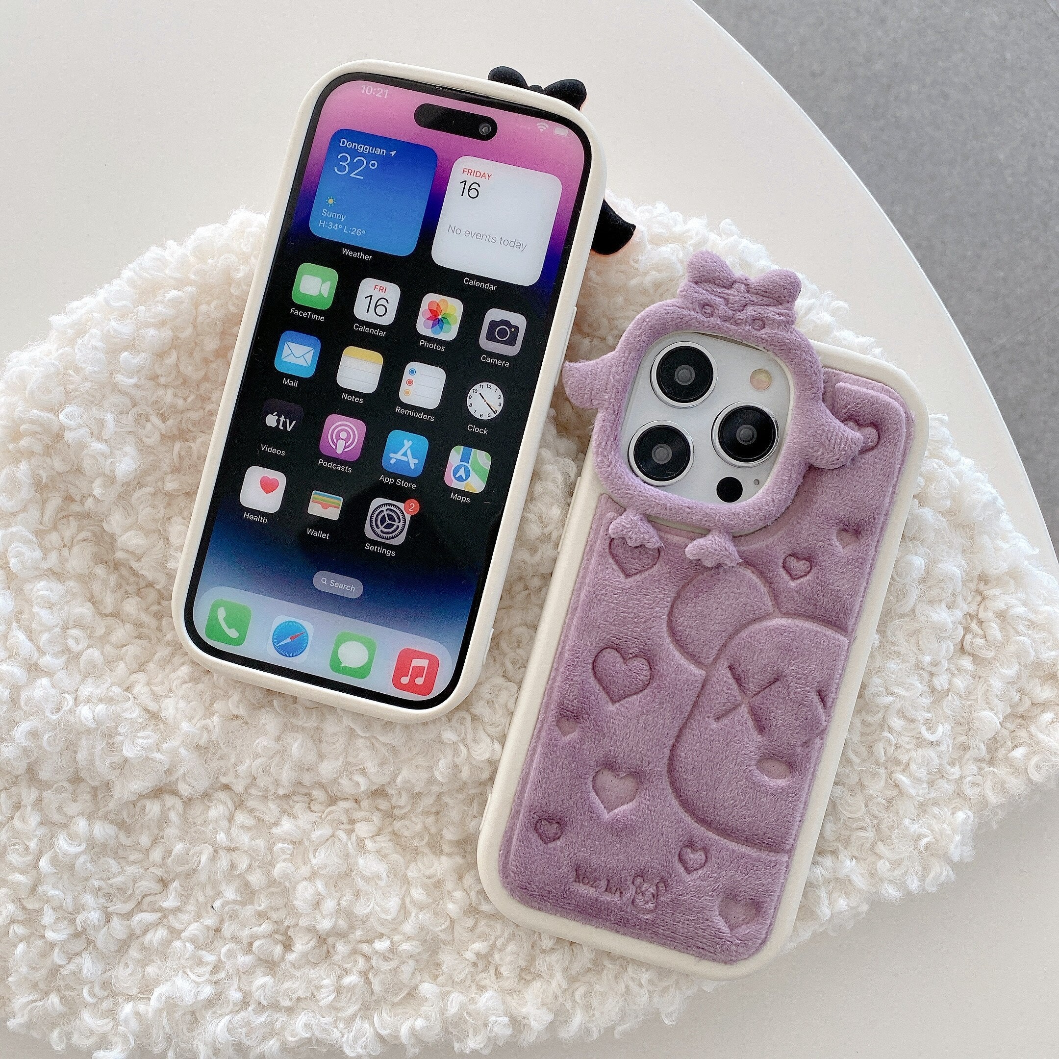 Apple iPhone Bear & Bird Luxury Shockproof Case