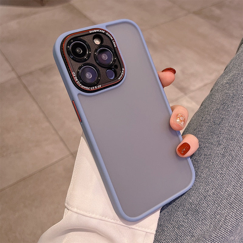 Apple iPhone Luxury Frosted Matte Soft Silicone Case