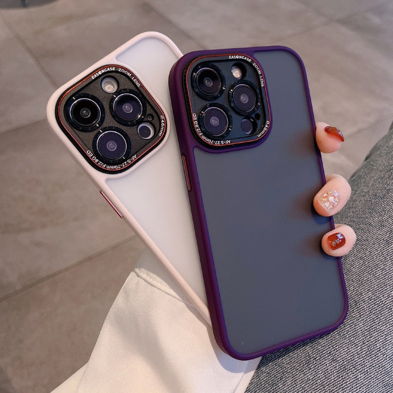 Apple iPhone Luxury Frosted Matte Soft Silicone Case