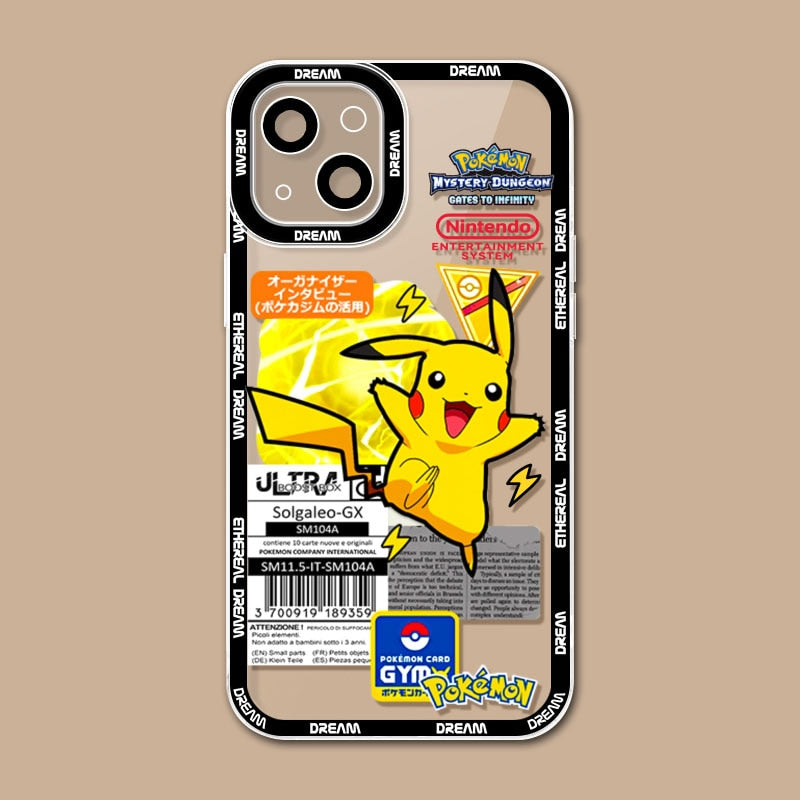 Apple iPhone Pokemon Pikachu Silicone Case