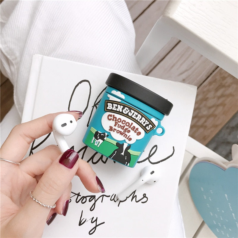 Apple Airpods Pro Snacks Ben & Jerry's Silicone Case
