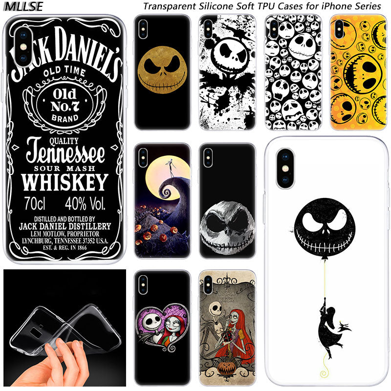 Apple iPhone Jack Skellington Silicone Case