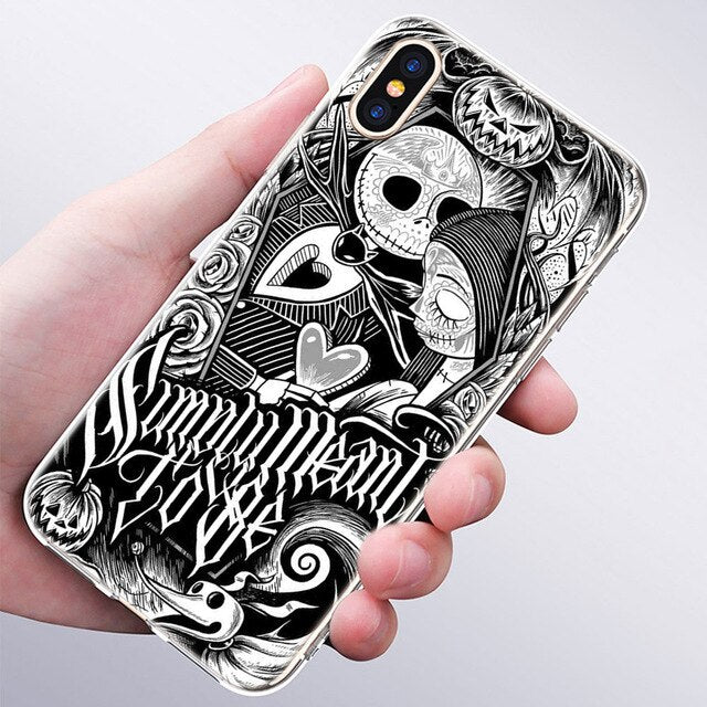 Apple iPhone Jack Skellington Silicone Case