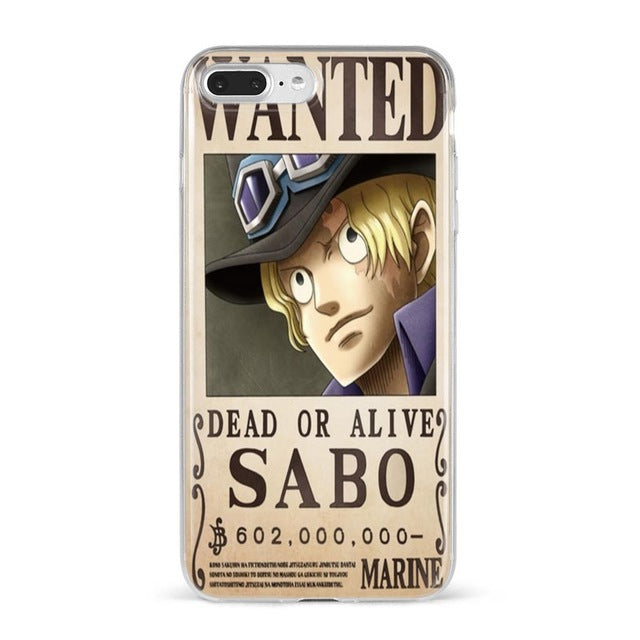 Apple IPhone One Piece WANTED Silicone Case