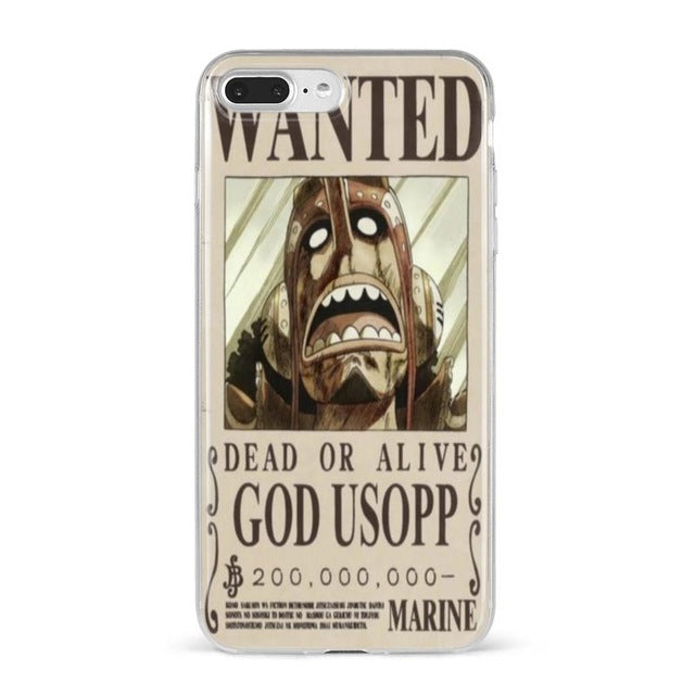 Apple IPhone One Piece WANTED Silicone Case