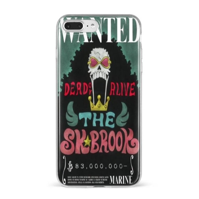 Apple IPhone One Piece WANTED Silicone Case
