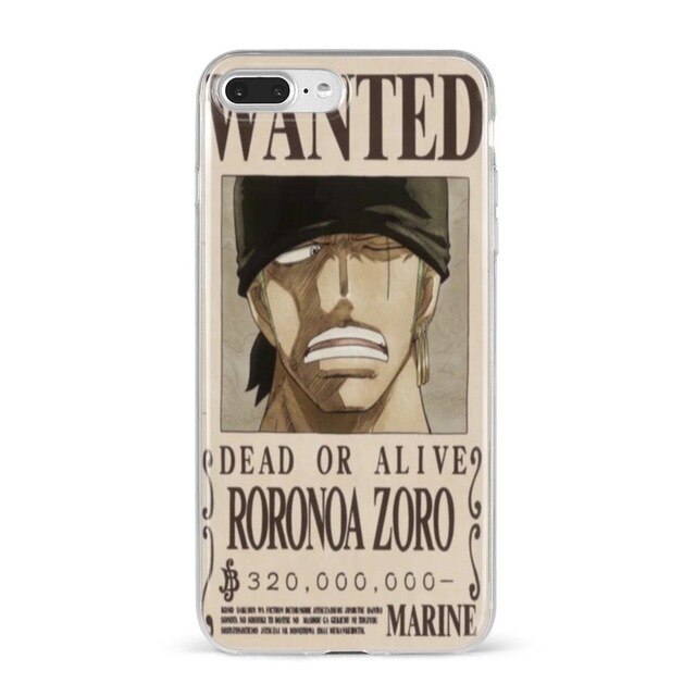 Apple IPhone One Piece WANTED Silicone Case