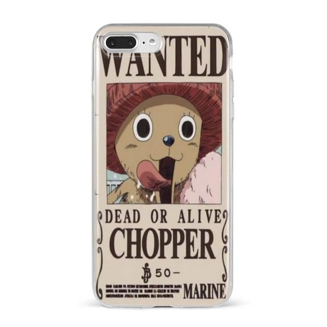 Apple IPhone One Piece WANTED Silicone Case
