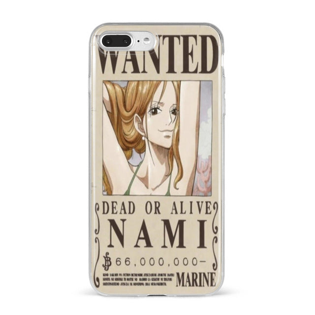 Apple IPhone One Piece WANTED Silicone Case