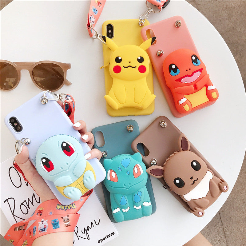 Apple IPhone 3D Pokemon Soft Case