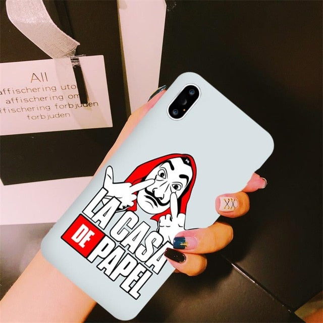 Apple iPhone Le Cases De Papel 2 Silicone Case