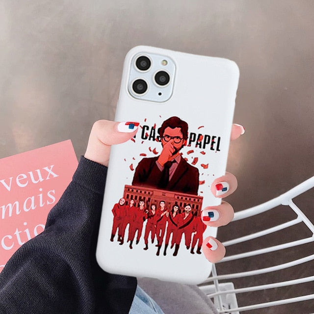 Apple iPhone Le Cases De Papel 2 Silicone Case