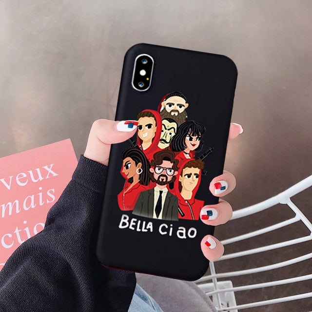 Apple iPhone Le Cases De Papel 2 Silicone Case