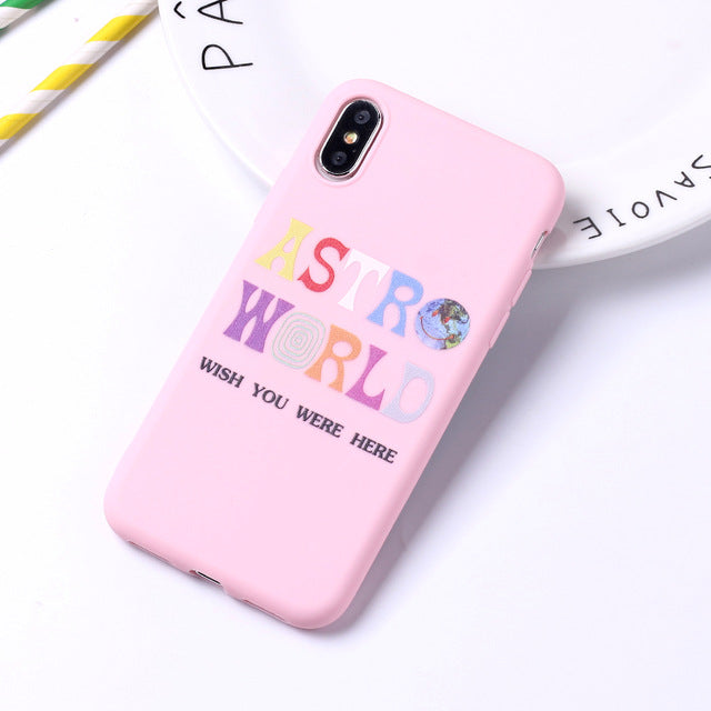Apple iPhone Travis Scott Astroworld Silicone Case