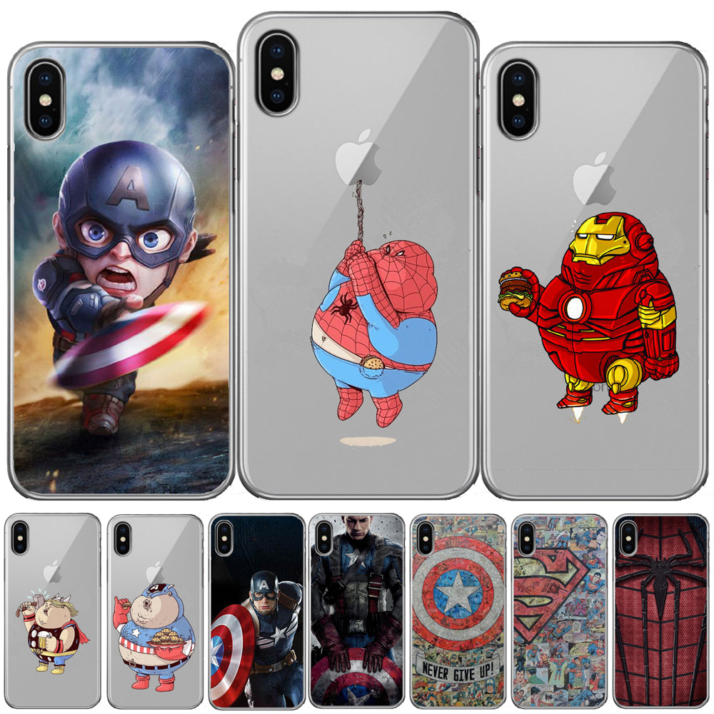 Apple IPhone Marvel Heroes Silicone Case