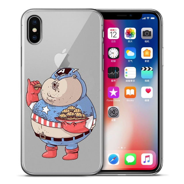 Apple IPhone Marvel Heroes Silicone Case