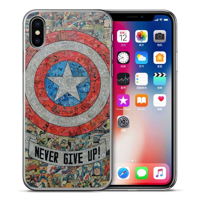 Apple IPhone Marvel Heroes Silicone Case