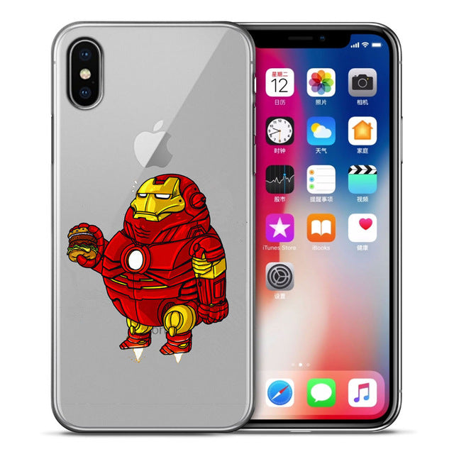 Apple IPhone Marvel Heroes Silicone Case