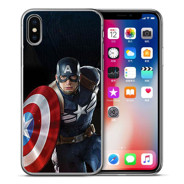 Apple IPhone Marvel Heroes Silicone Case