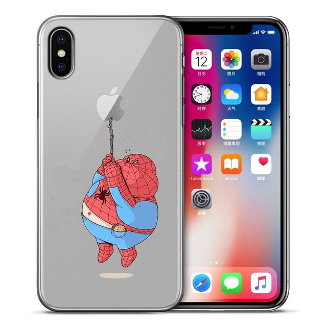 Apple IPhone Marvel Heroes Silicone Case