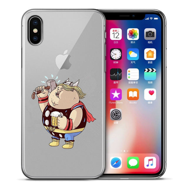 Apple IPhone Marvel Heroes Silicone Case