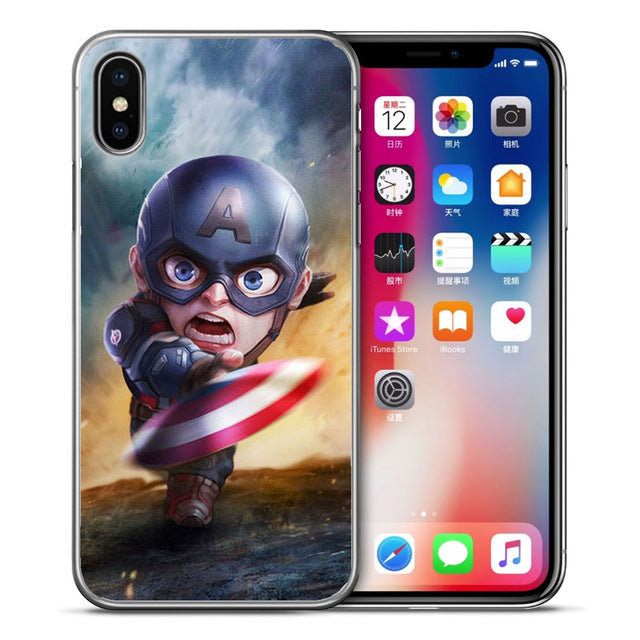 Apple IPhone Marvel Heroes Silicone Case
