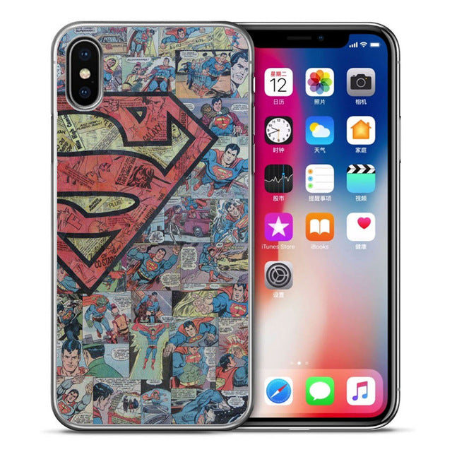 Apple IPhone Marvel Heroes Silicone Case