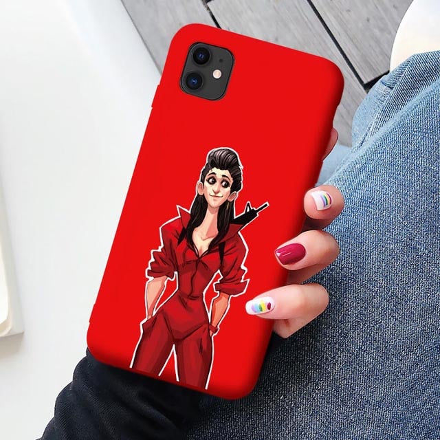 Apple iPhone La Casa De Papel Silicone Case