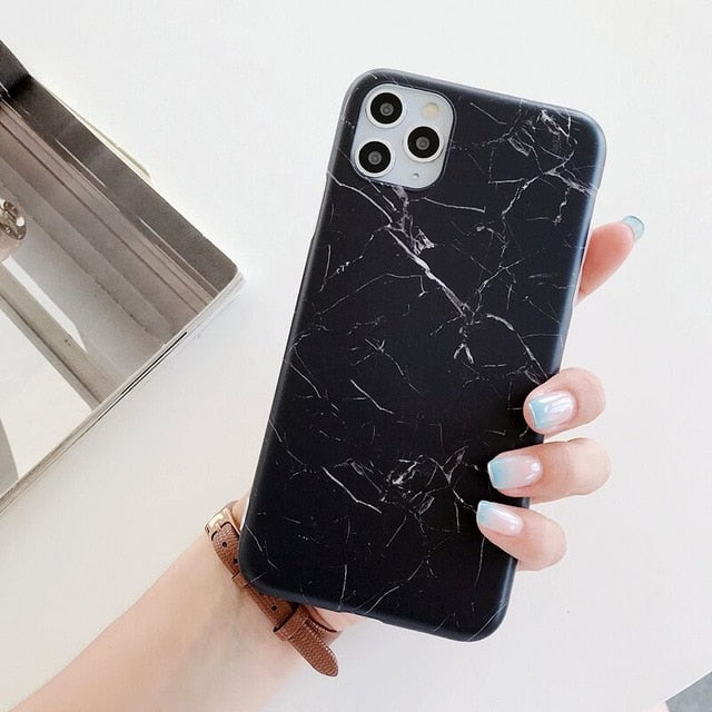 Apple iPhone Marble Beach Silicone Case