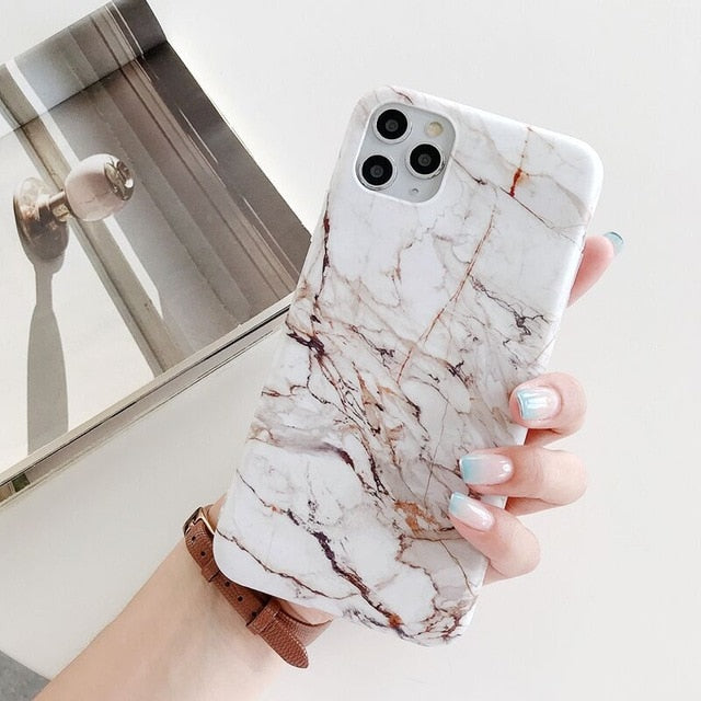 Apple iPhone Marble Beach Silicone Case