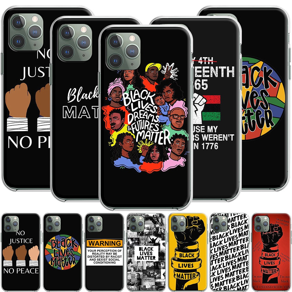 Apple iPhone Black Lives Matter Silicone Case
