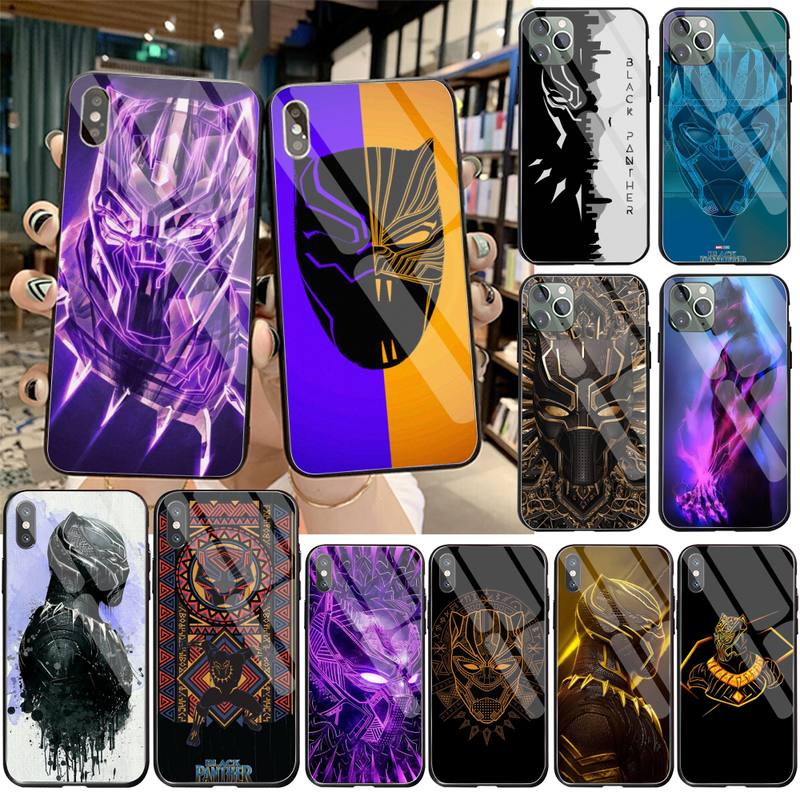 Apple iPhone Black Panther Glass Case