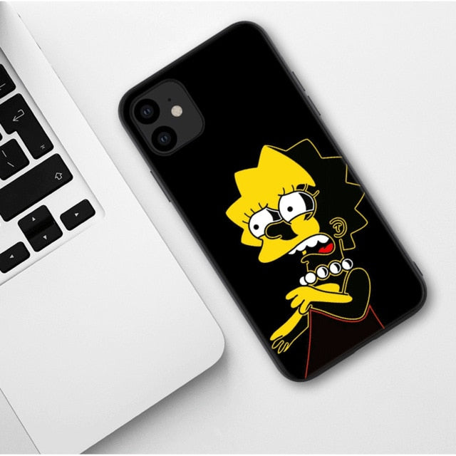 Apple iPhone Simpson Duff Silicone Case