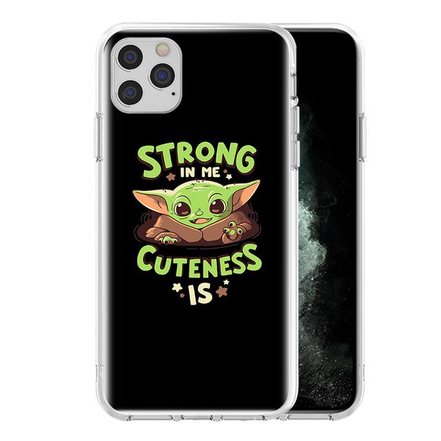 Apple iPhone Baby Yoda Silicone Case