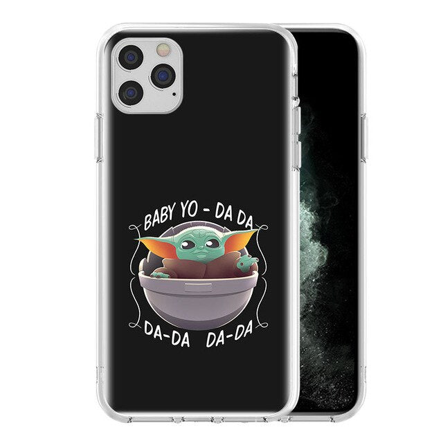 Apple iPhone Baby Yoda Silicone Case
