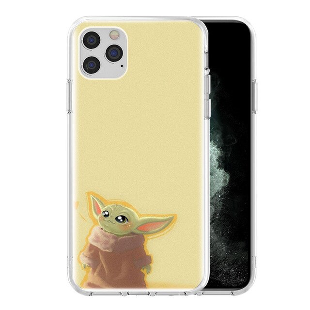 Apple iPhone Baby Yoda Silicone Case